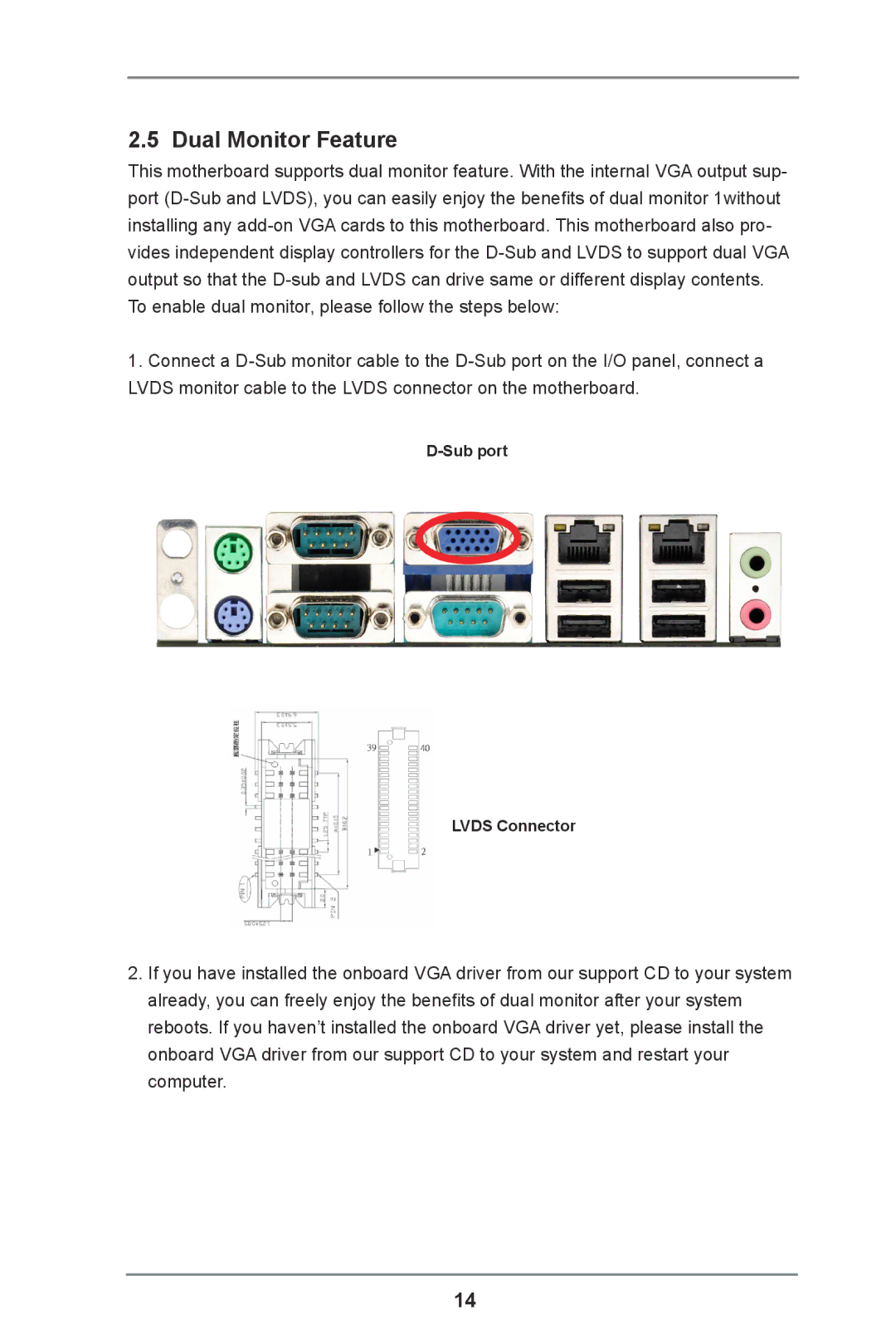 ASRock IMB-110 Series manual Dual Monitor Feature 