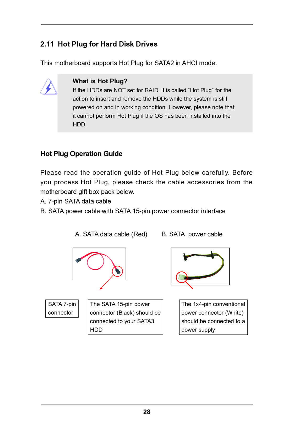 ASRock IMB-146 Series manual Hot Plug for Hard Disk Drives, Hot Plug Operation Guide, What is Hot Plug? 