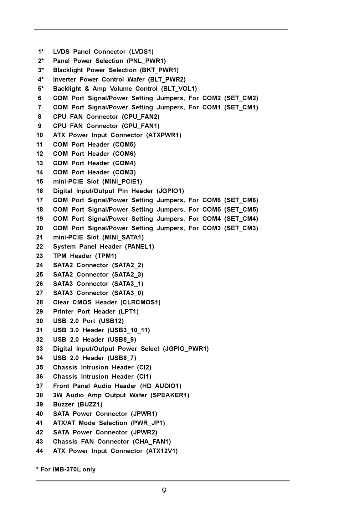 ASRock IMB-370-D manual 