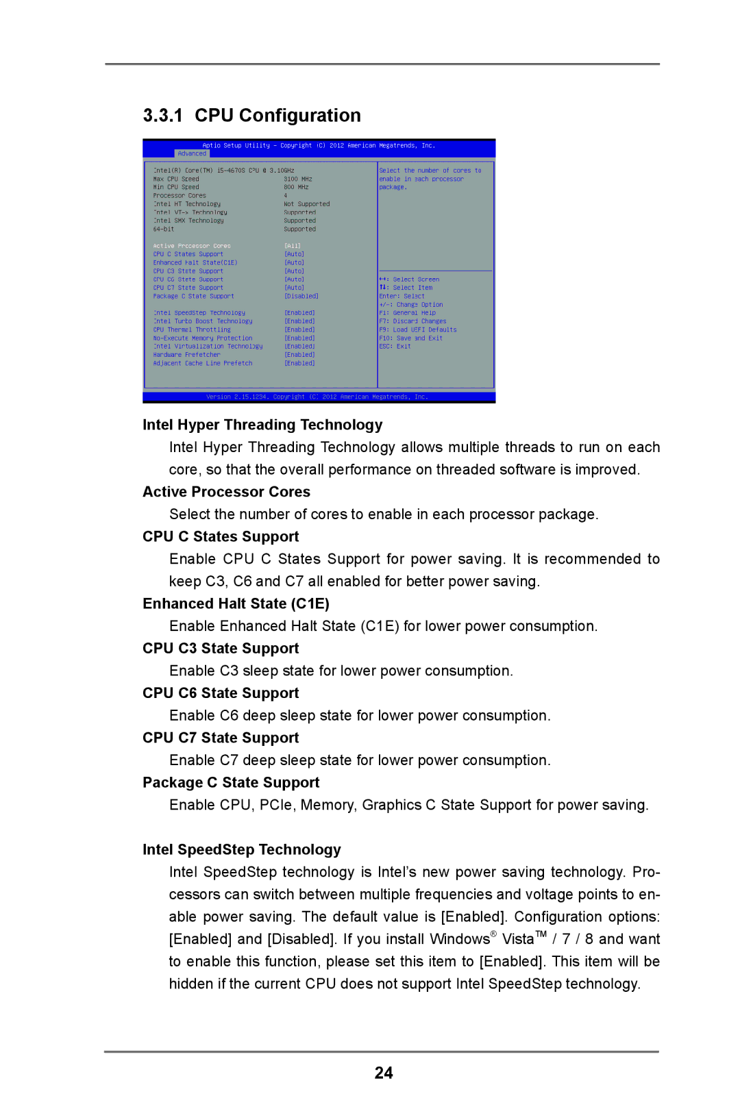 ASRock IMB-780 manual CPU Configuration 