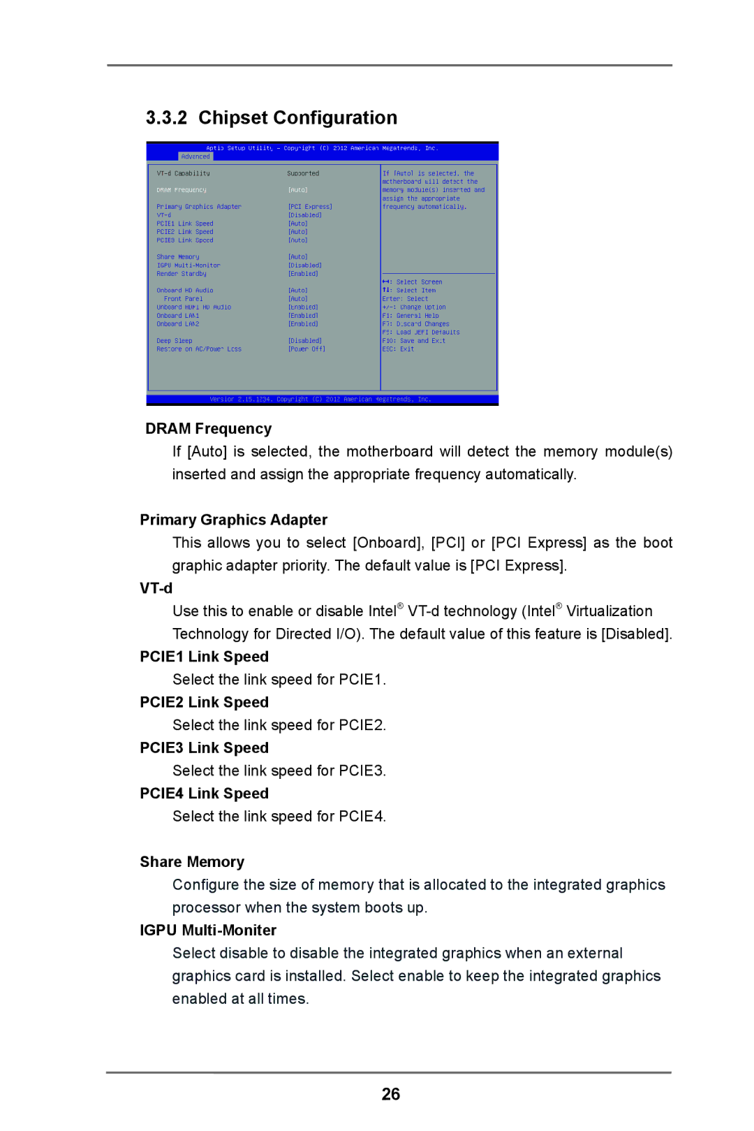 ASRock IMB-780 manual Chipset Configuration 