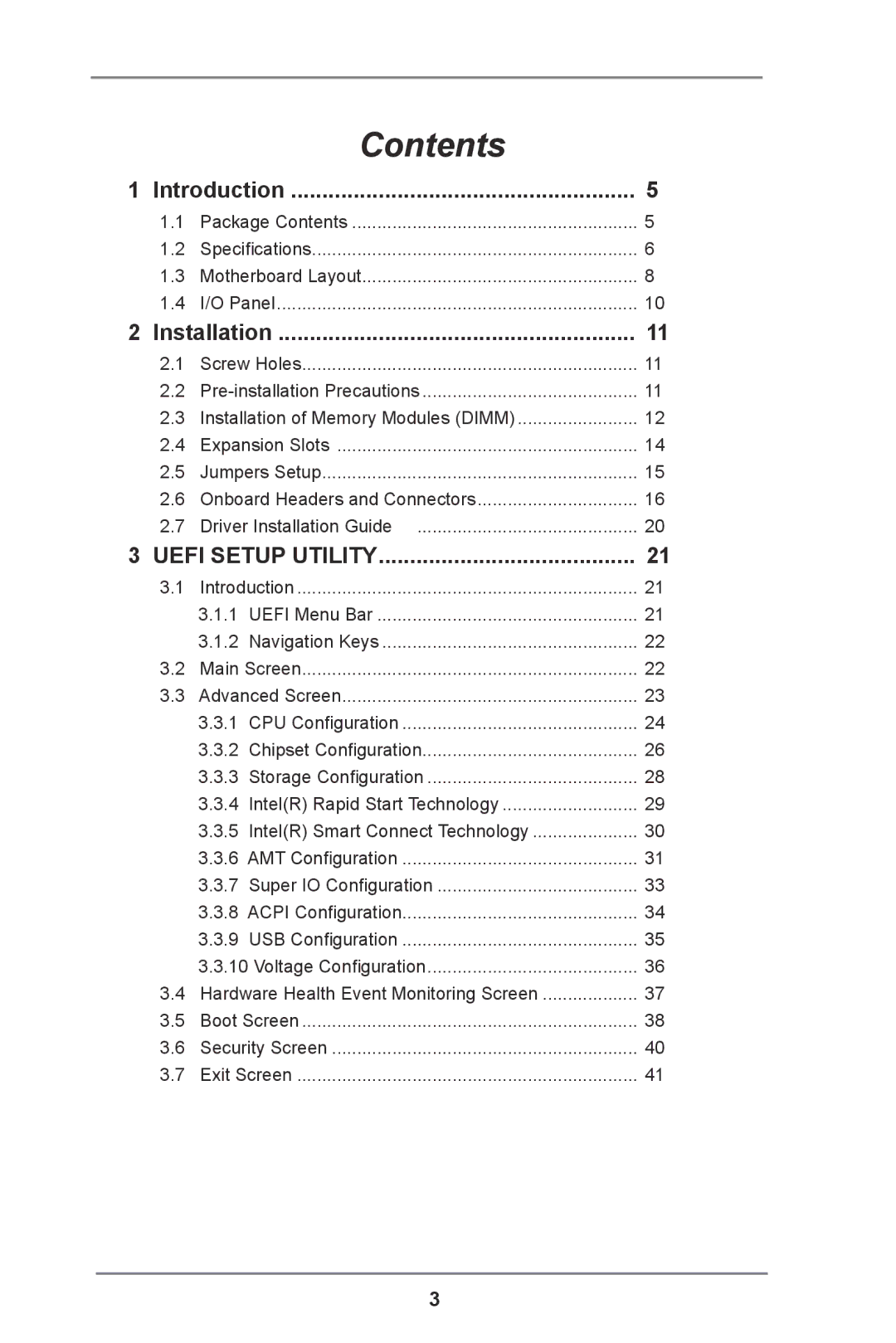 ASRock IMB-780 manual Contents 