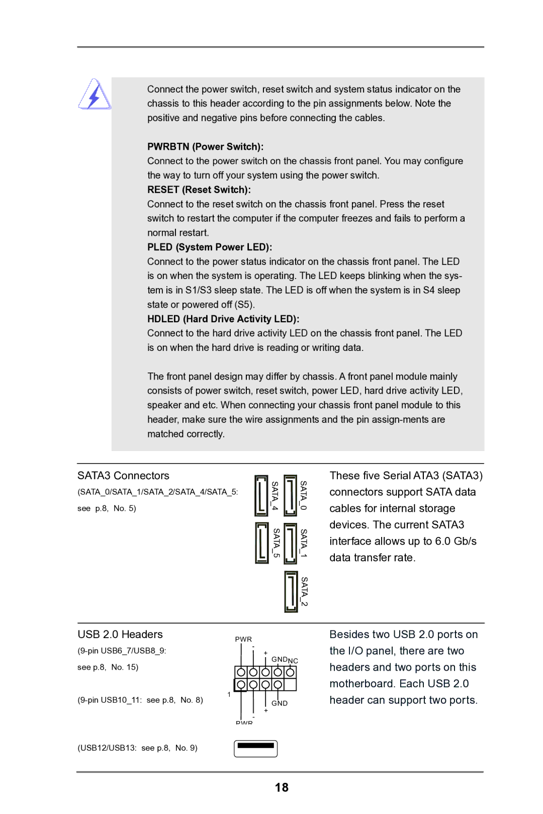 ASRock IMB-781 manual SATA3 Connectors 