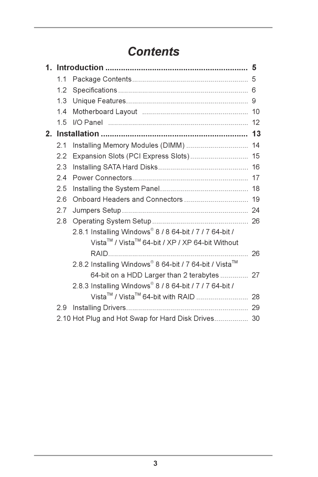 ASRock IMB-A160-H manual Contents 