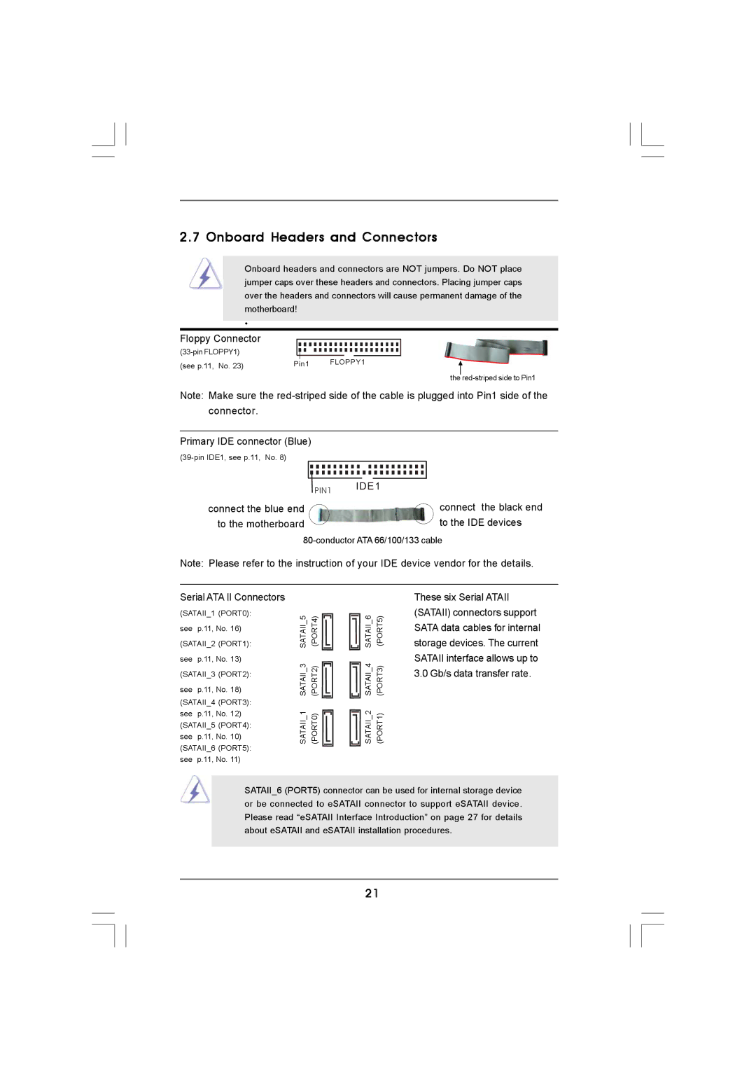 ASRock K10N78hSLI-GLAN manual Onboard Headers and Connectors, IDE1 