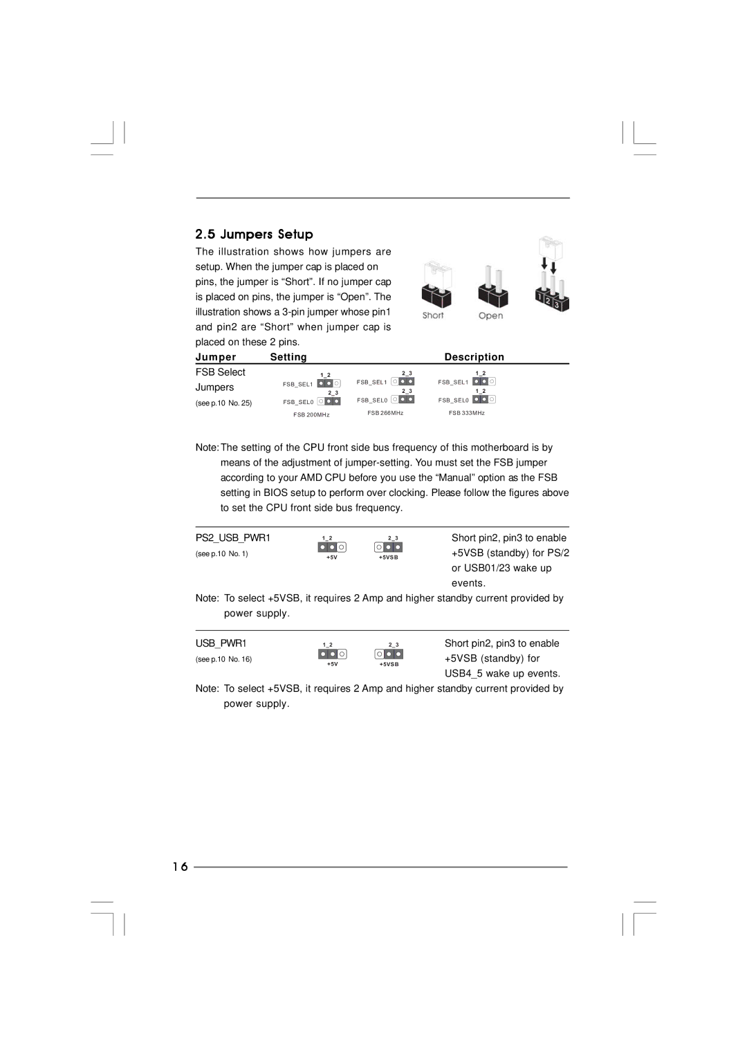 ASRock K7S41GX2 manual Jumpers Setup, PS2USBPWR1 