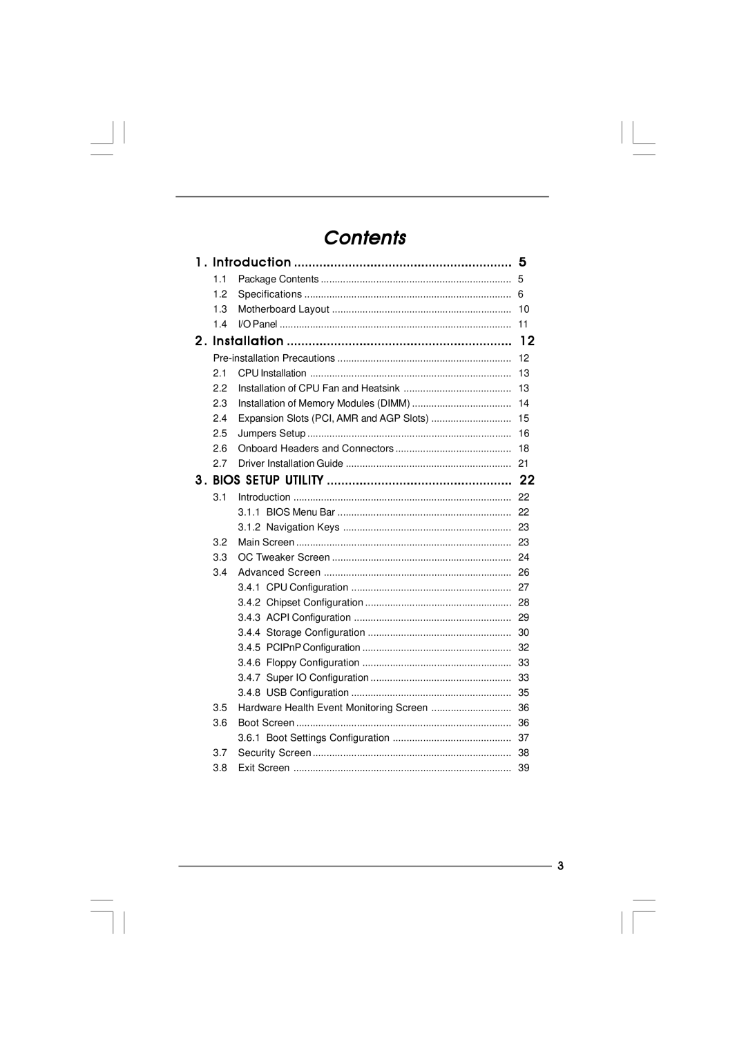 ASRock K7S41GX2 manual Contents 