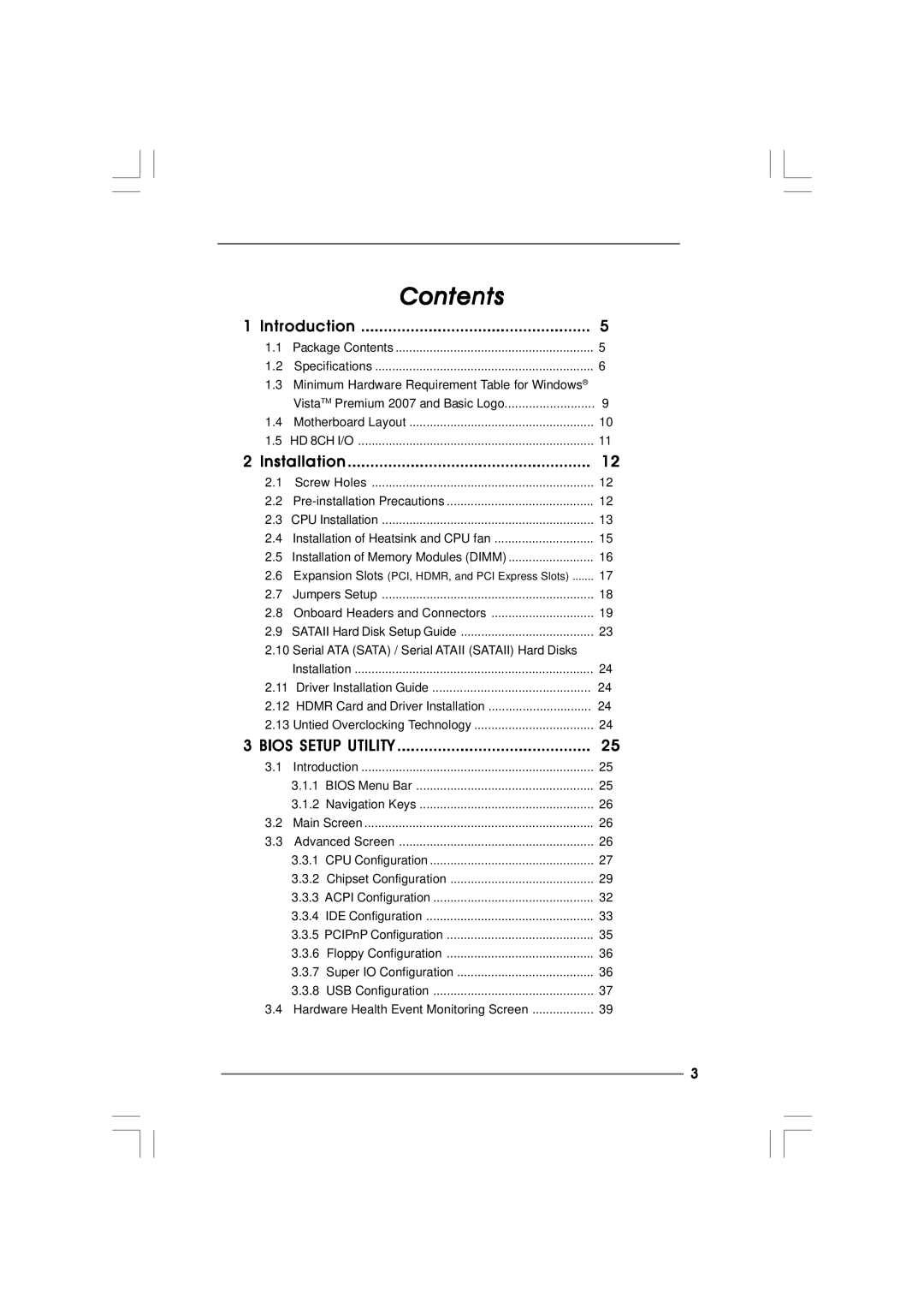 ASRock p4fsb1333-650 manual Contents 