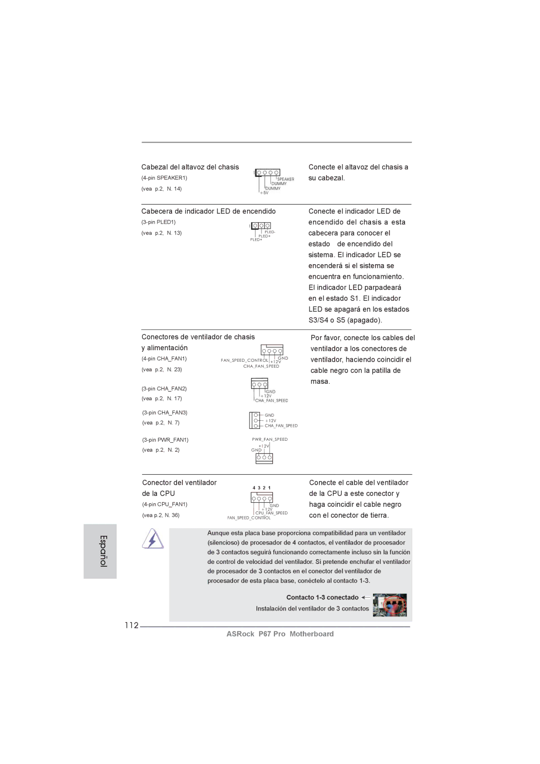 ASRock P67 Pro manual 112 