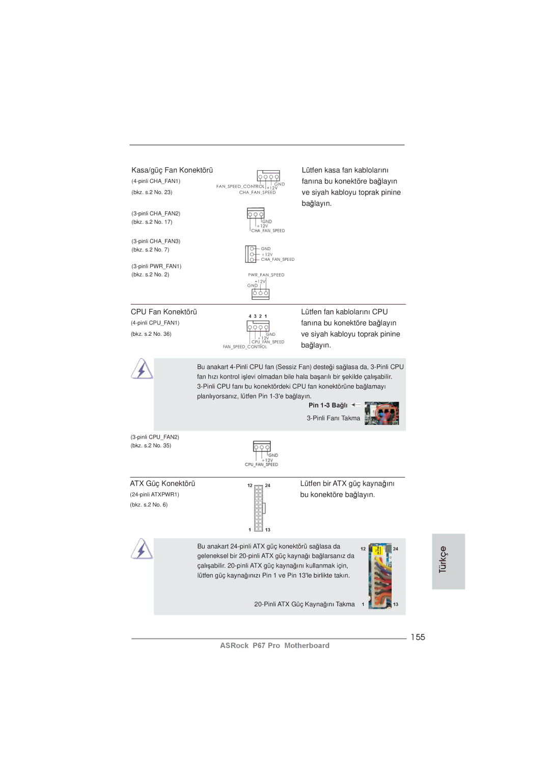 ASRock P67 Pro manual 155 