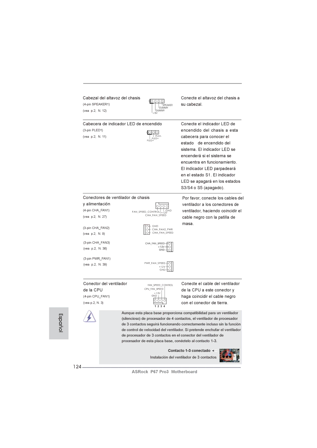 ASRock P67 Pro3 manual 124 