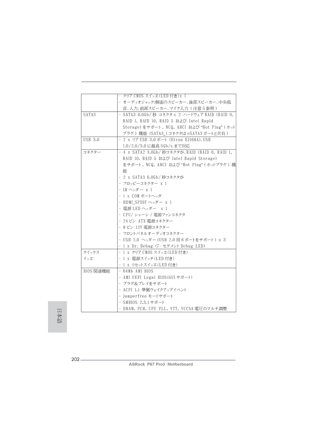 ASRock P67 Pro3 manual 202 