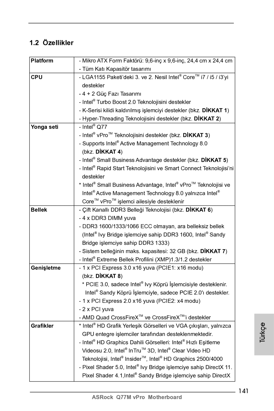 ASRock Q77M vPro manual 141 