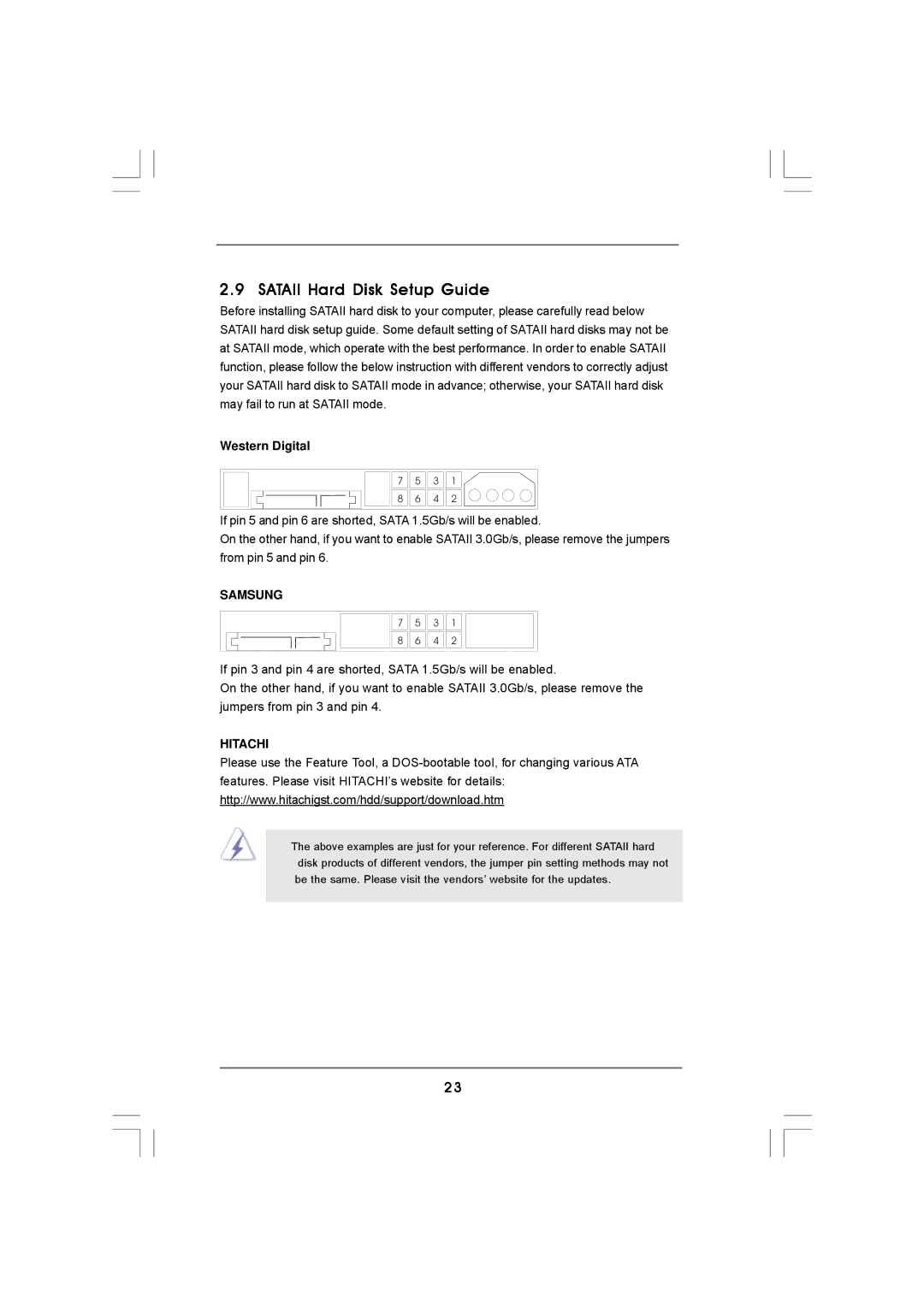 ASRock Version 1.0 manual Sataii Hard Disk Setup Guide, Western Digital 