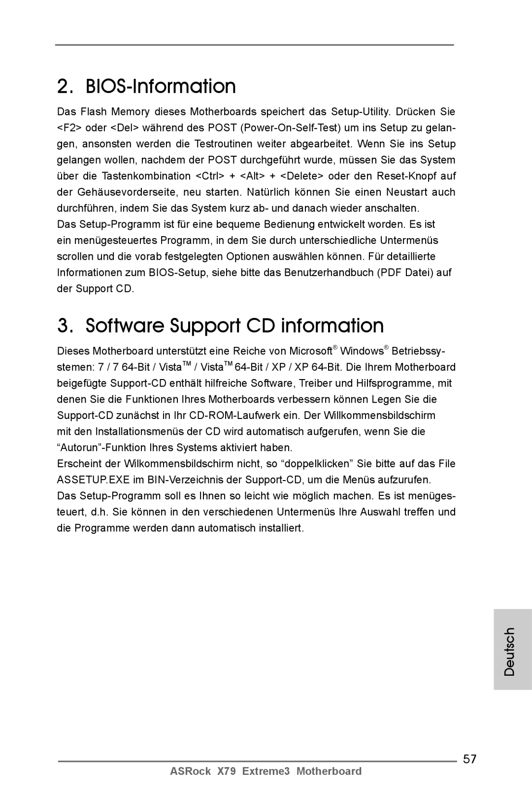 ASRock X79 Extreme3 manual BIOS-Information 