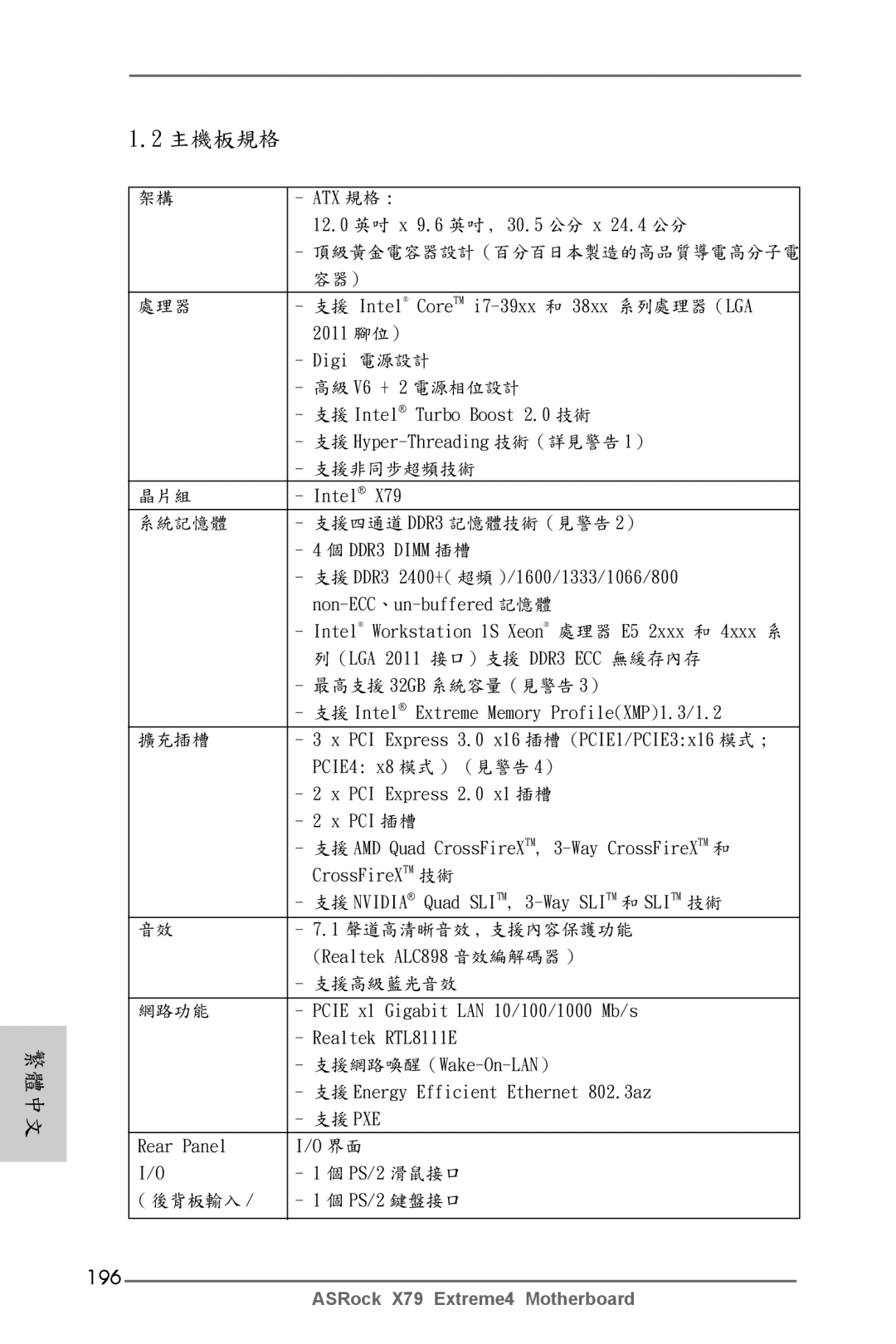 ASRock X79 Extreme4 manual 196 