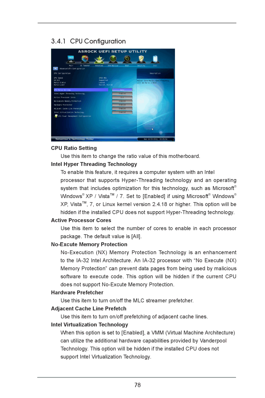 ASRock X79 Extreme9 manual CPU Configuration 