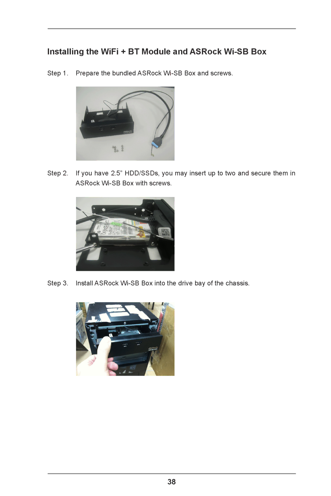 ASRock Z77 Extreme11 manual Installing the WiFi + BT Module and ASRock Wi-SB Box 