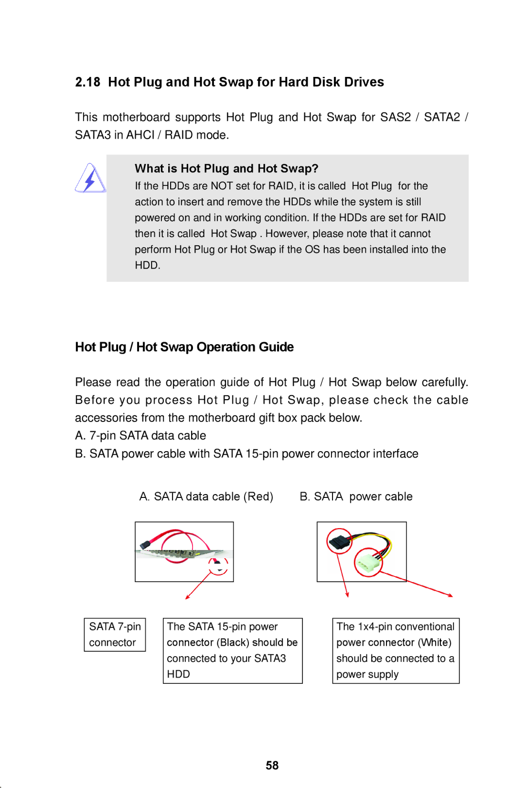 ASRock Z77 Extreme11 manual Hot Plug and Hot Swap for Hard Disk Drives, Hot Plug / Hot Swap Operation Guide 