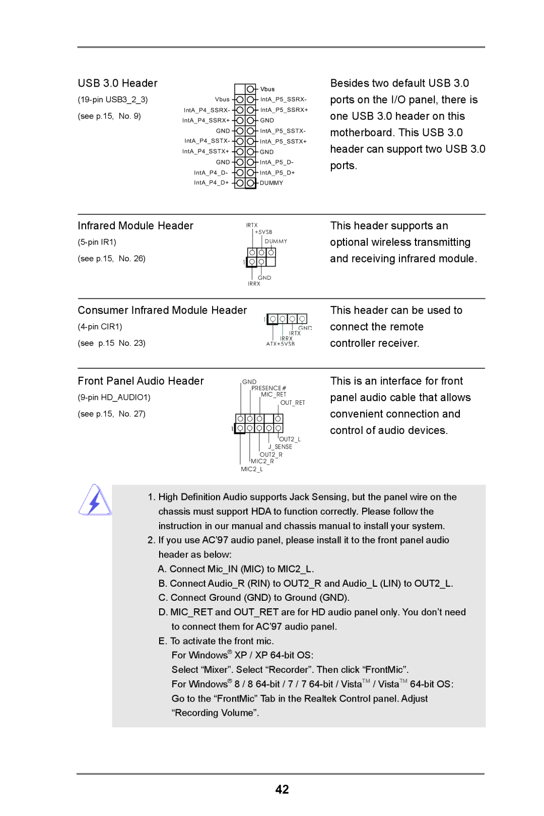 ASRock Z77 Extreme3 manual Connect the remote 