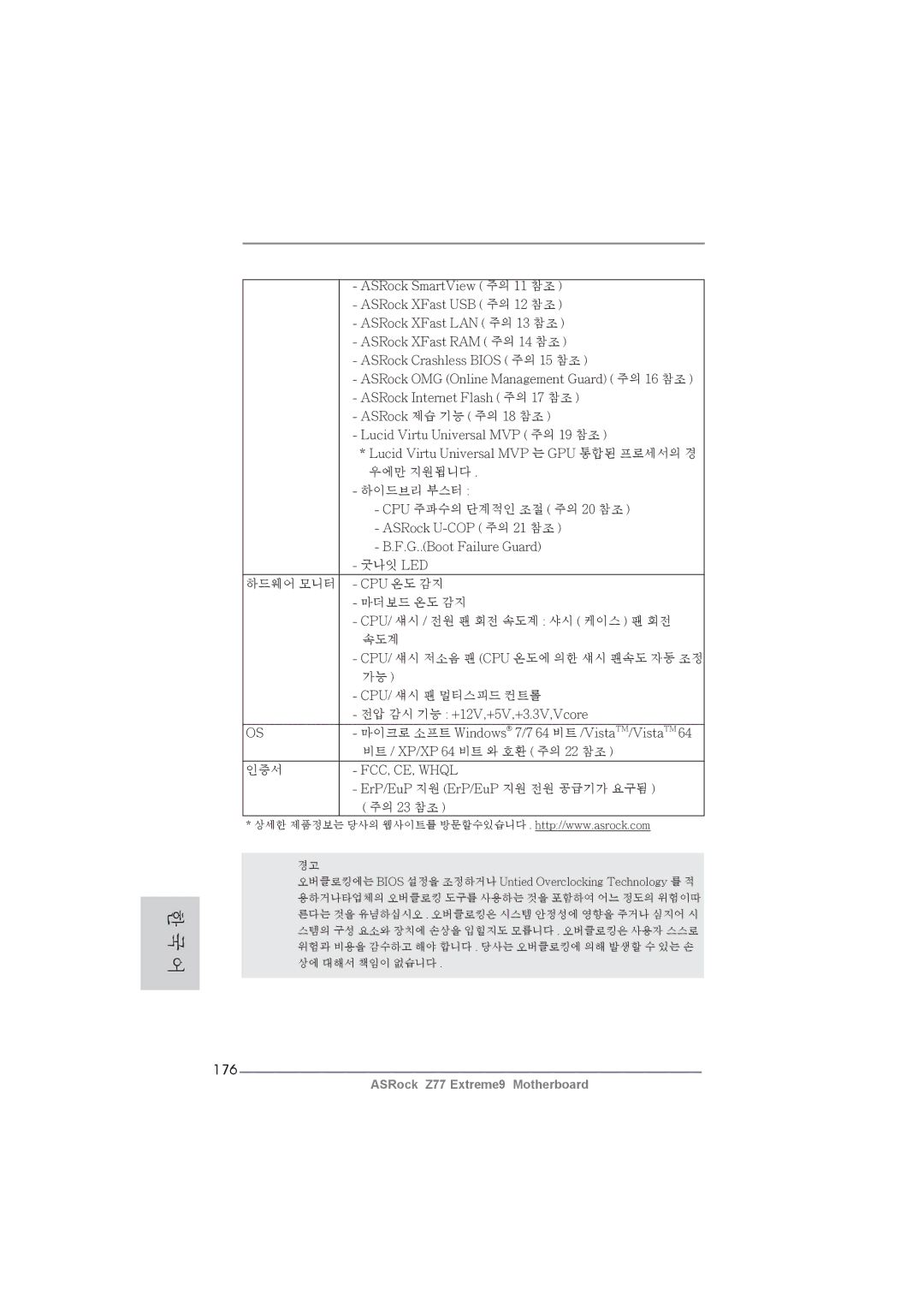 ASRock Z77 Extreme9 manual 176 