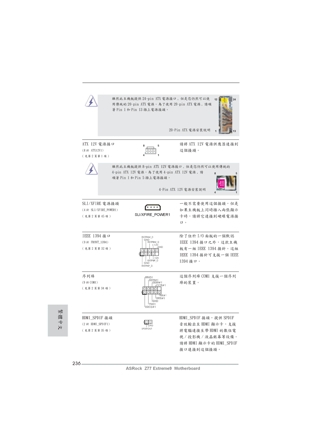 ASRock Z77 Extreme9 manual 236 