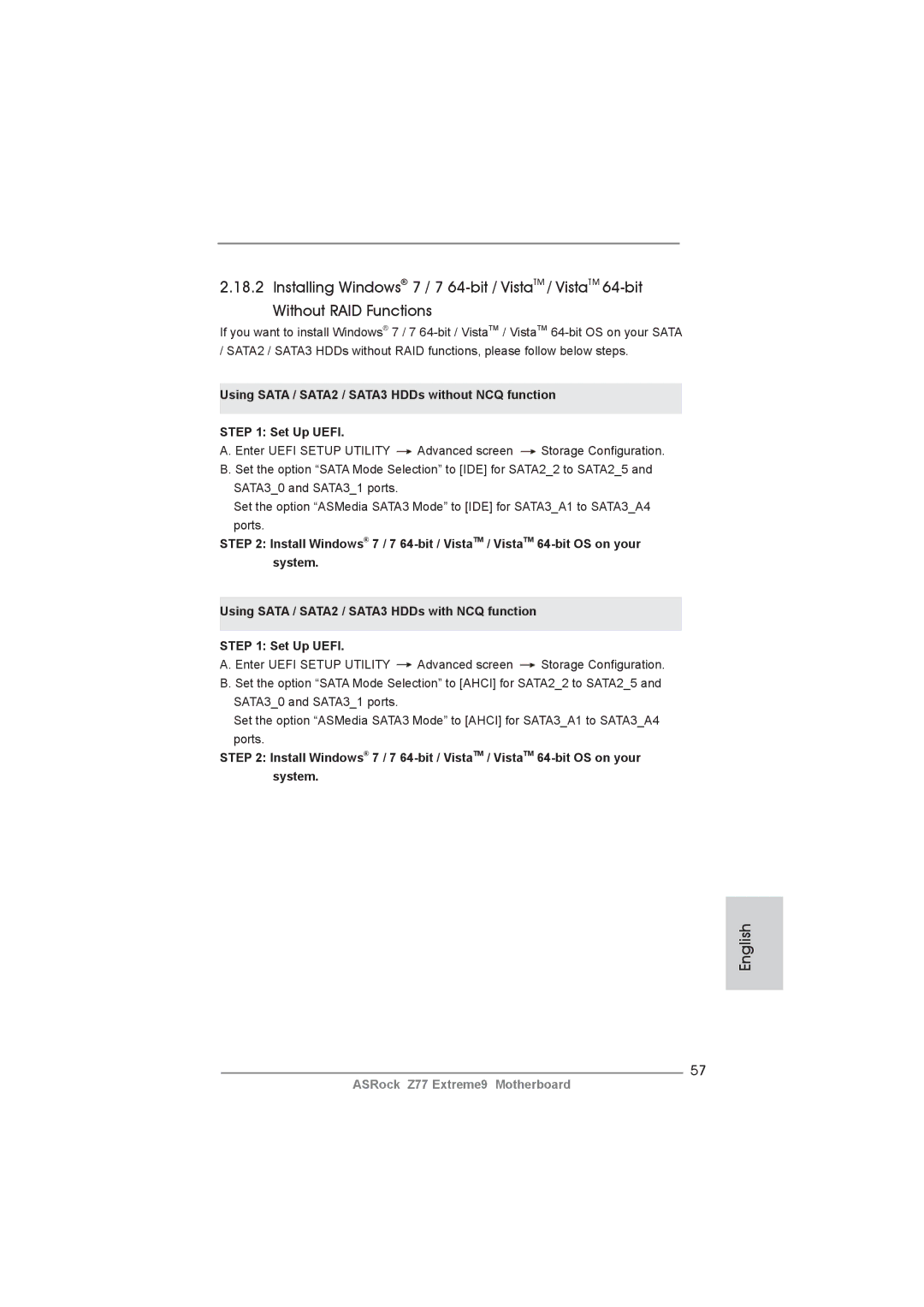 ASRock Z77 Extreme9 manual English 