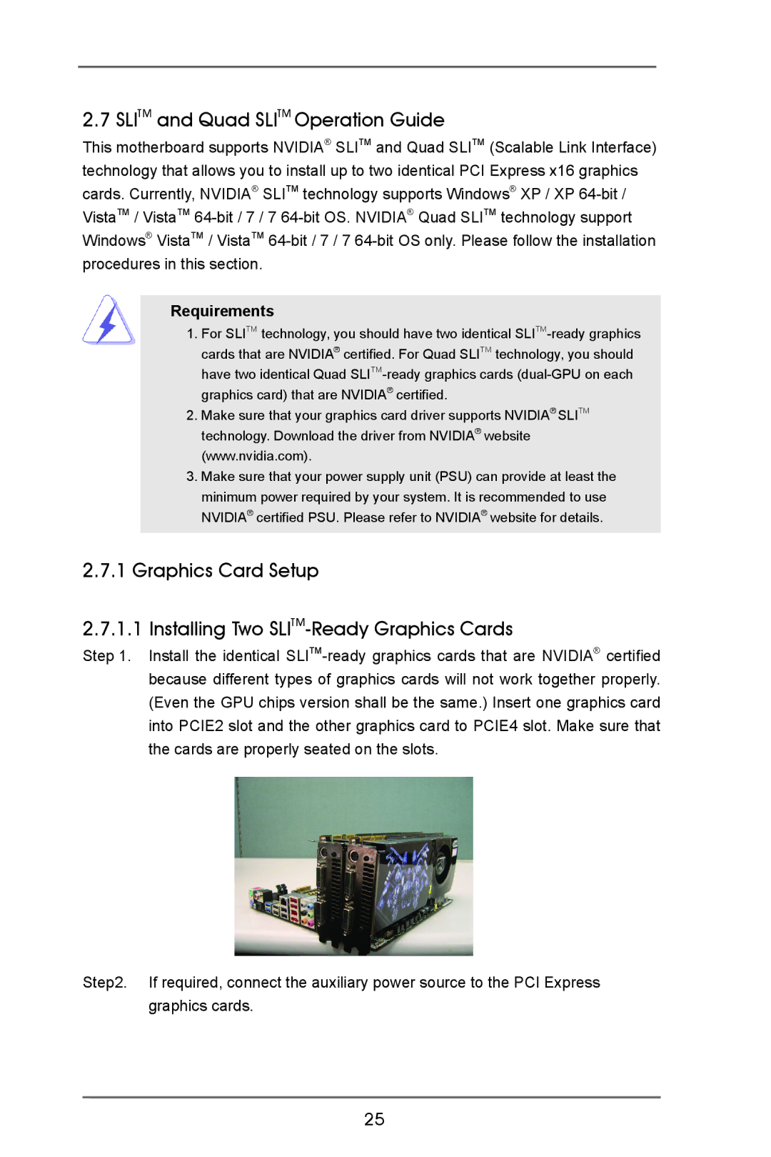 ASRock Z77 OC Formula manual Slitm and Quad Slitm Operation Guide, Requirements 