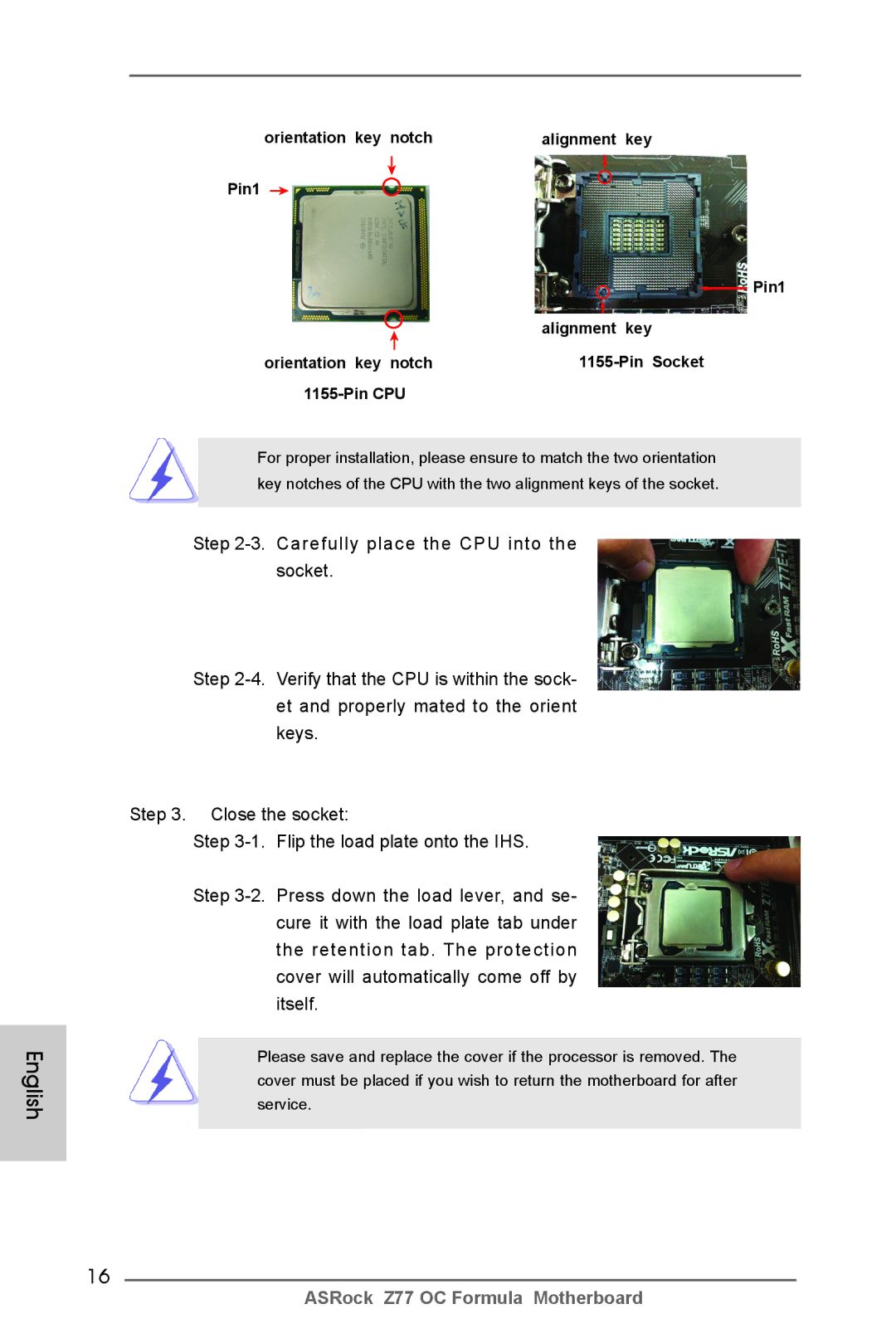 ASRock Z77 OC Formula manual English 