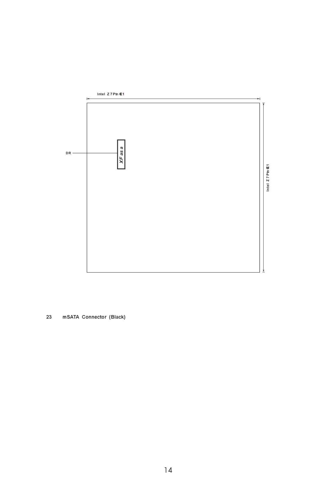 ASRock Z77E-ITX manual MSATA Connector Black 