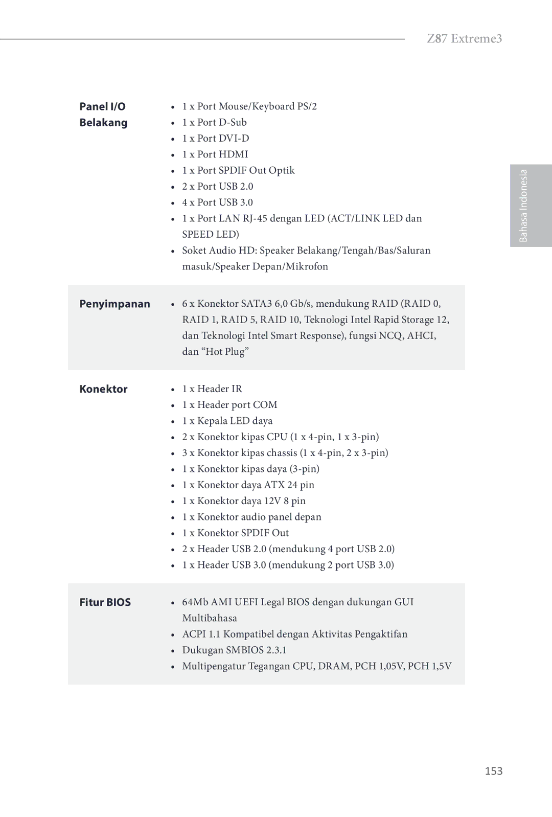 ASRock Z87 Extreme3 manual 153 