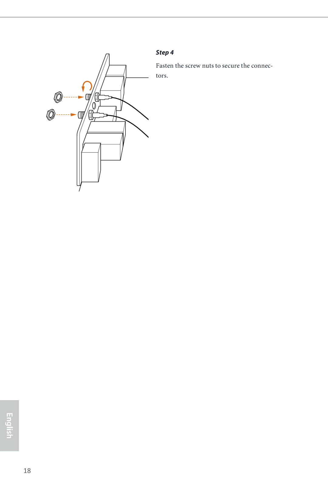 ASRock Z87 Extreme6 manual Fasten the screw nuts to secure the connec- tors 