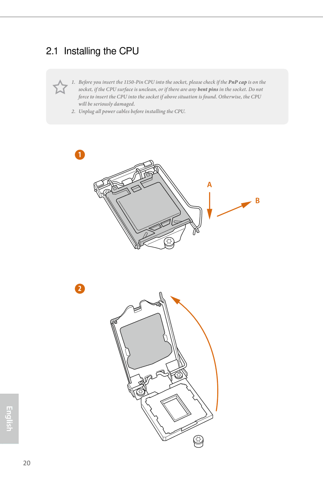 ASRock Z87 Extreme6 manual Installing the CPU 