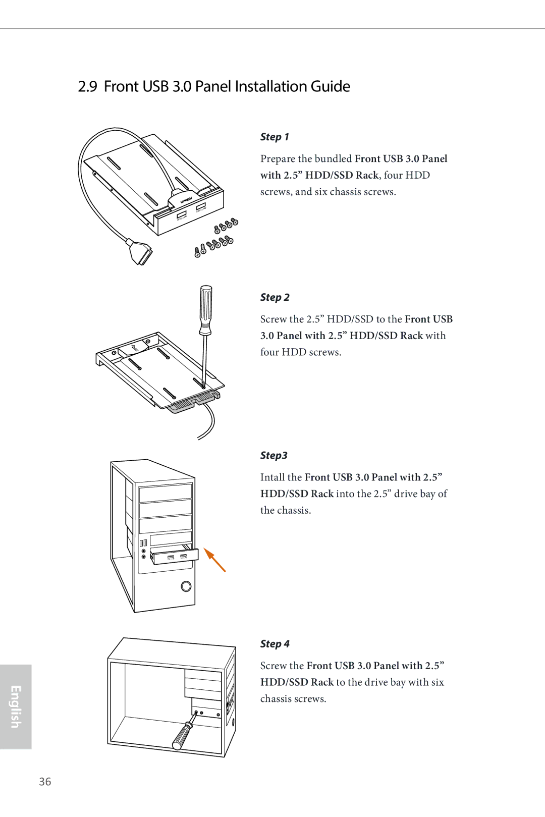 ASRock Z87 Extreme6 manual Front USB 3.0 Panel Installation Guide 