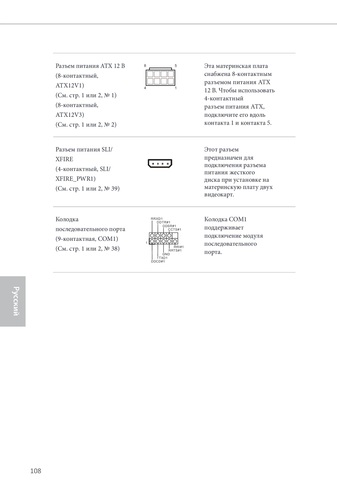 ASRock Z87 OC Formula manual 108, Xfire, XFIREPWR1 