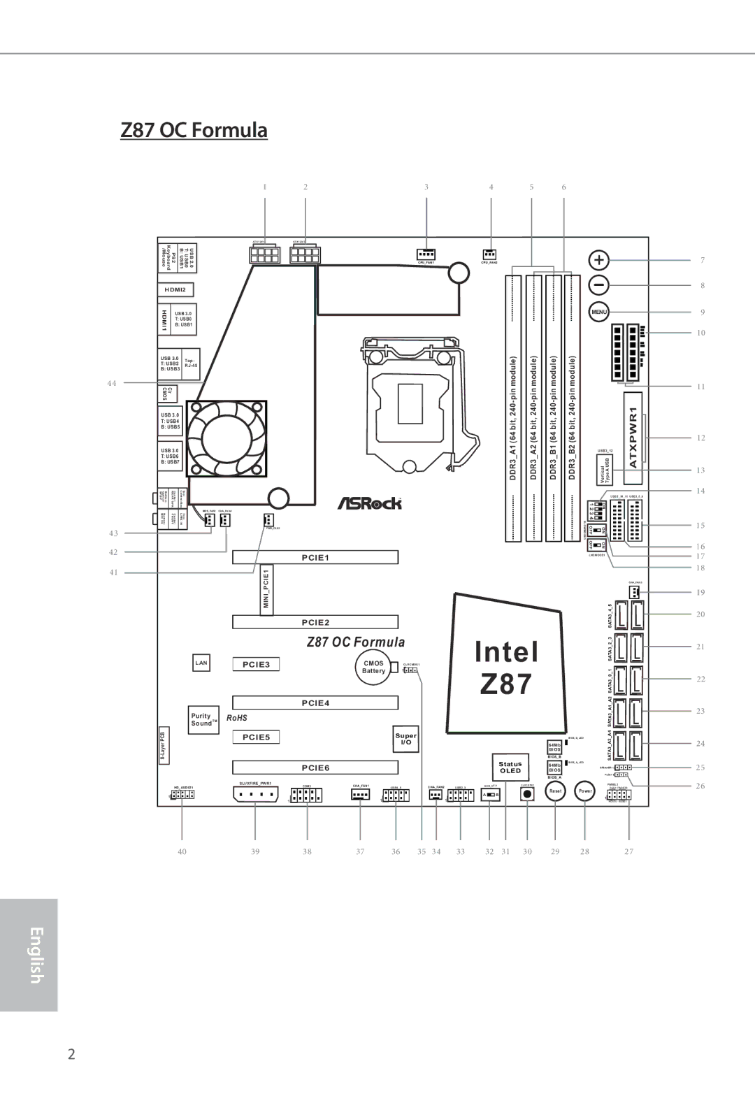 ASRock Z87 OC Formula manual 