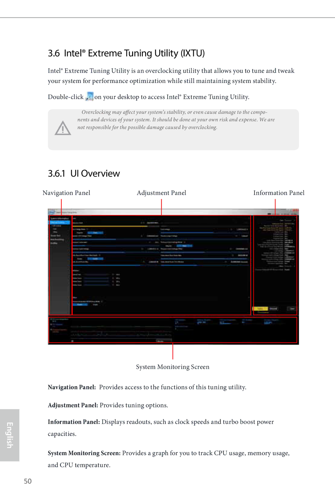 ASRock Z87 Pro3 manual Intel Extreme Tuning Utility Ixtu, UI Overview 