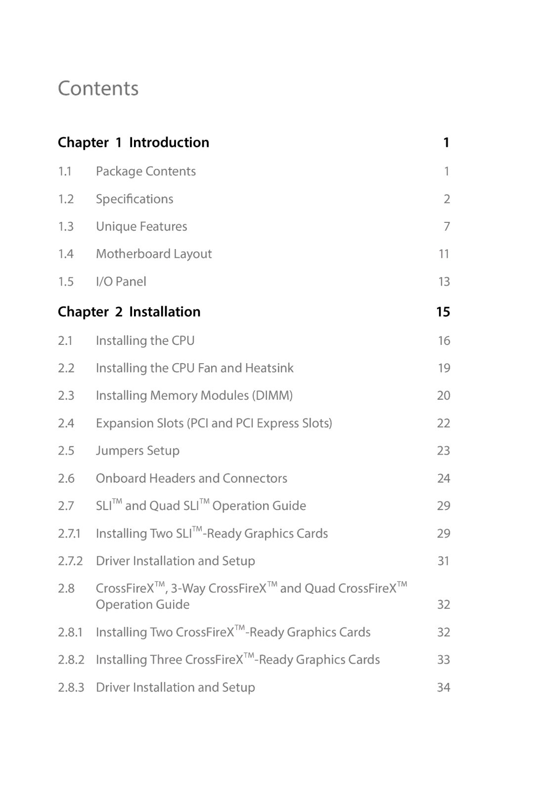 ASRock Z87M Extreme4 manual Contents 