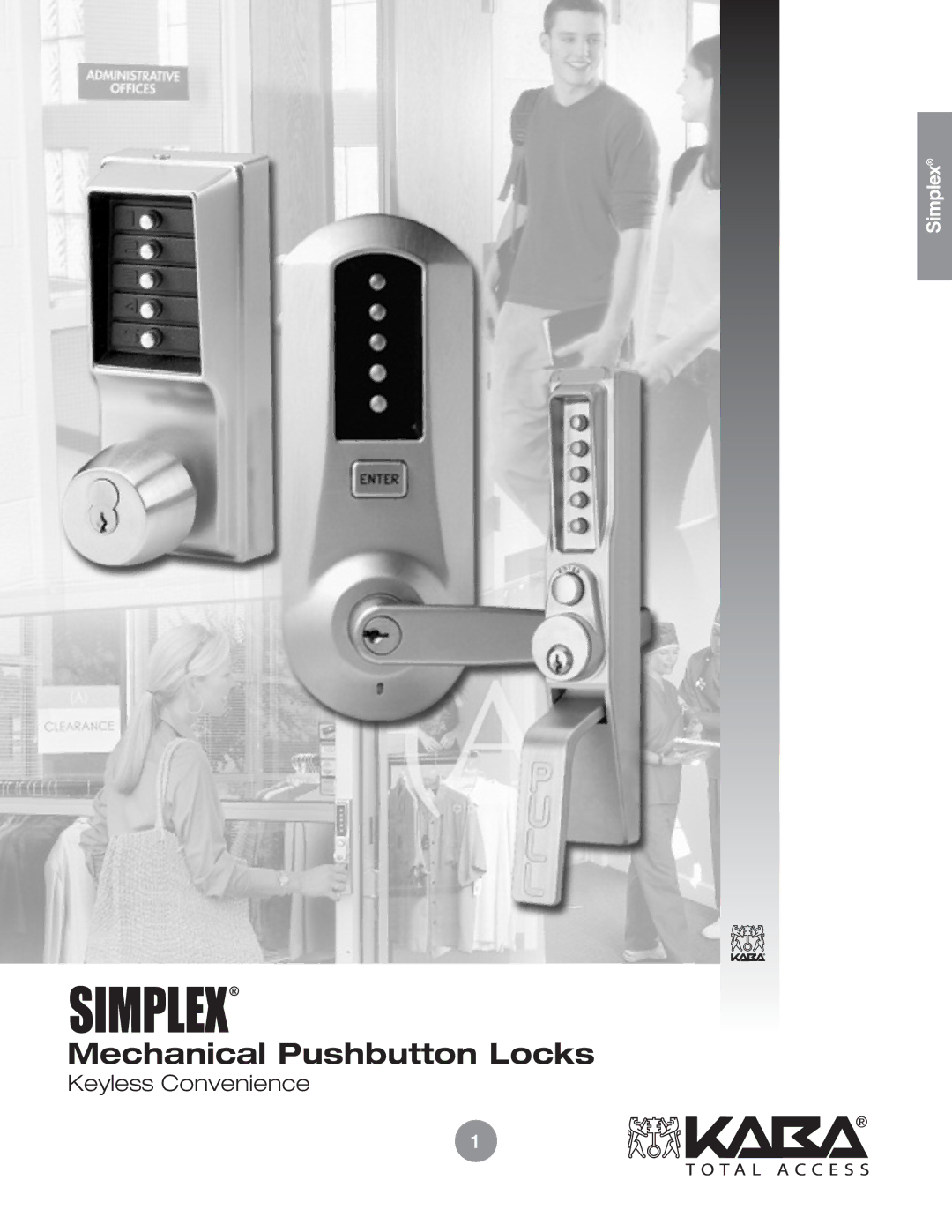 Assa Mechanical Pushbutton Locks manual 