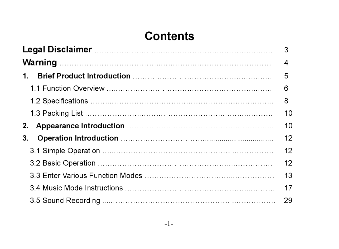 Astone Holdings Pty Digital Audio Box specifications Contents 