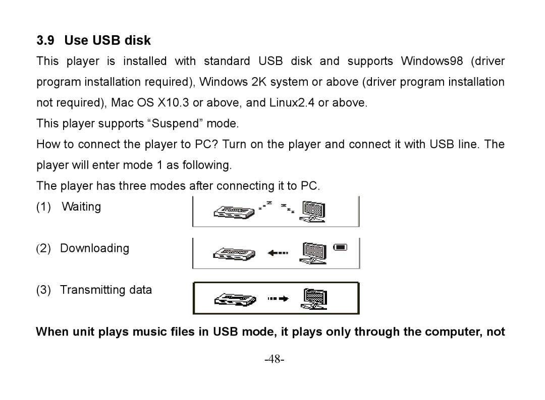 Astone Holdings Pty Digital Audio Box specifications Use USB disk 