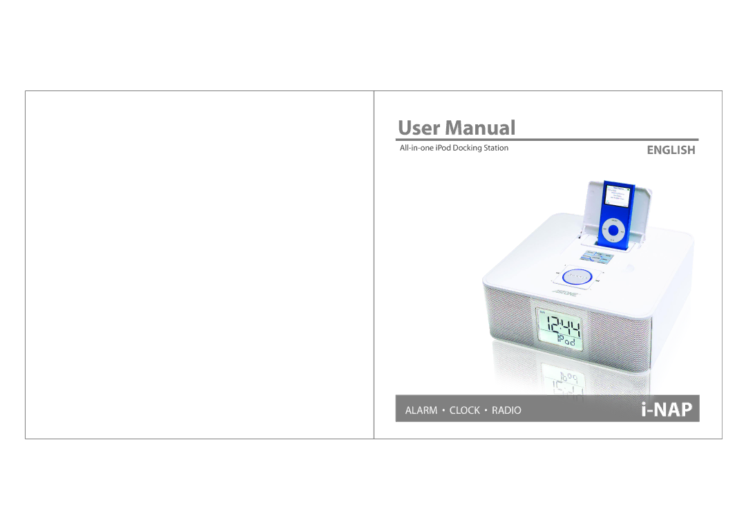 Astone Holdings Pty i-NAPAll-in-one iPod Docking Station user manual Nap 