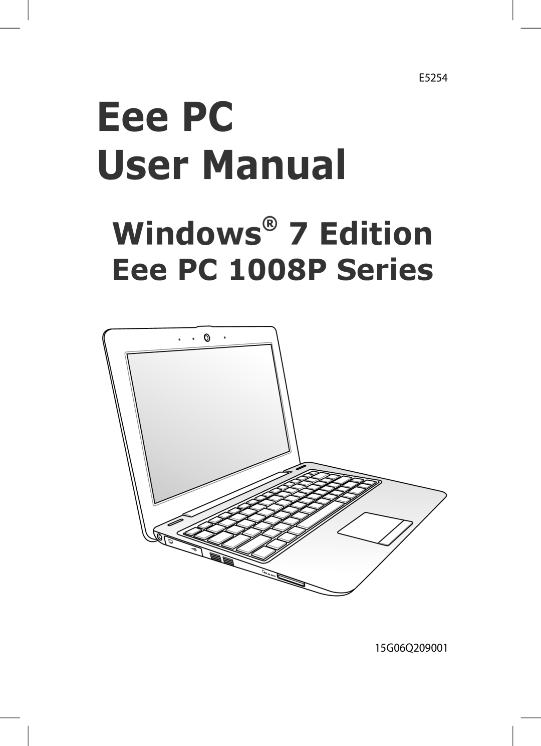 Asus 1008P-KR-PU27-PI user manual Eee PC 