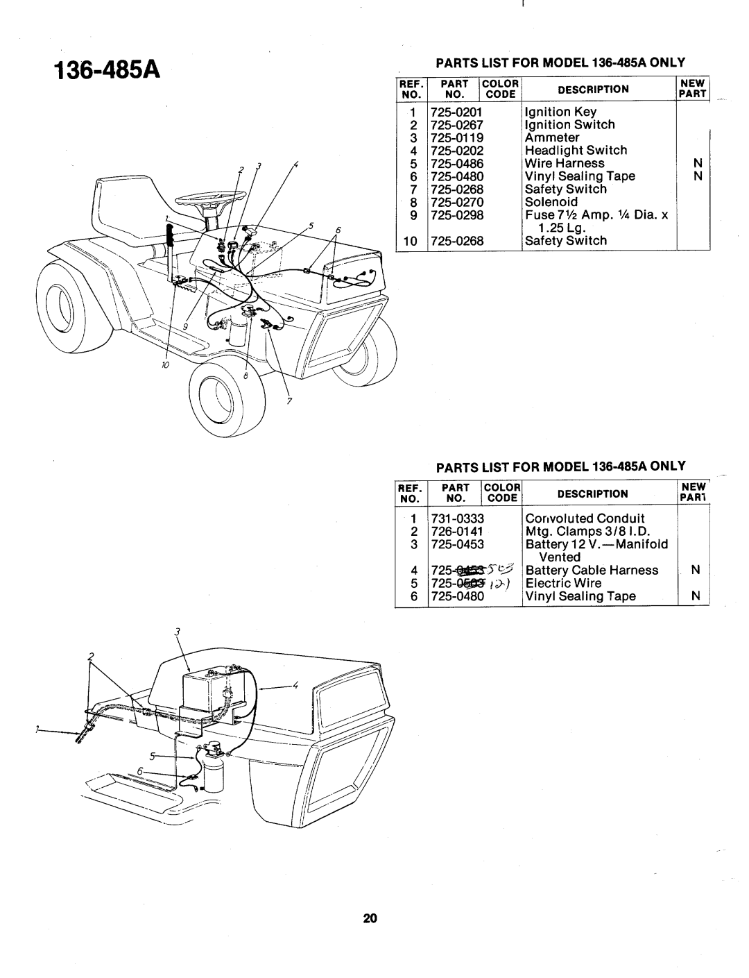 Asus 136-480A, 136-485A manual 