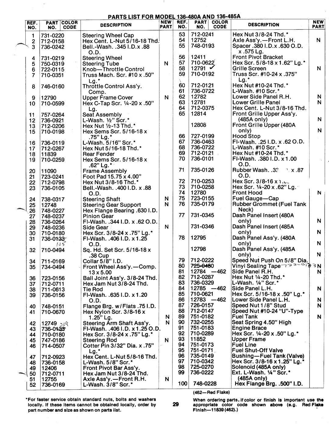 Asus 136-485A, 136-480A manual 