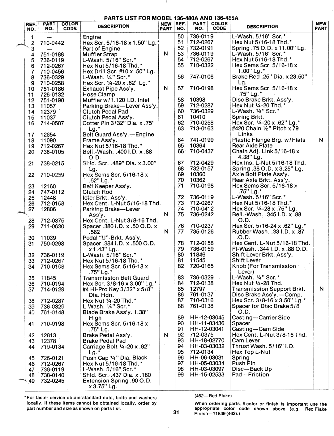 Asus 136-485A, 136-480A manual 