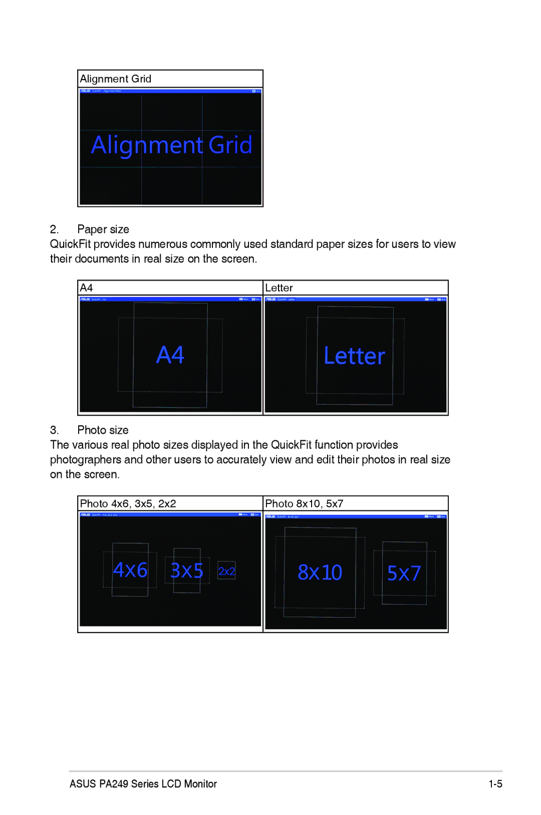 Asus 84WS70MS manual Alignment Grid 