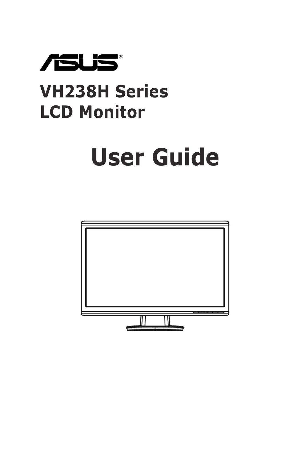 Asus VH238H, 90LMC9101N0104UL manual User Guide 