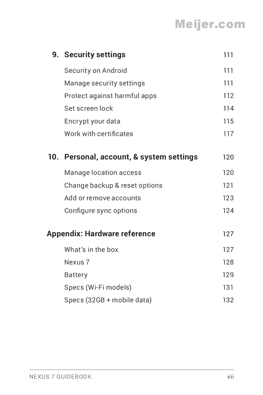 Asus 1B32-4G, 90NK0081-M00020 manual Security settings 