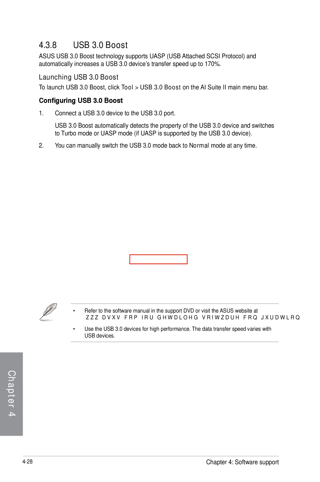 Asus SABERTOOTH990FXGEN3, 990FX R20, SABERTOOTH 990FX/GEN3 R2 manual Launching USB 3.0 Boost, Configuring USB 3.0 Boost 